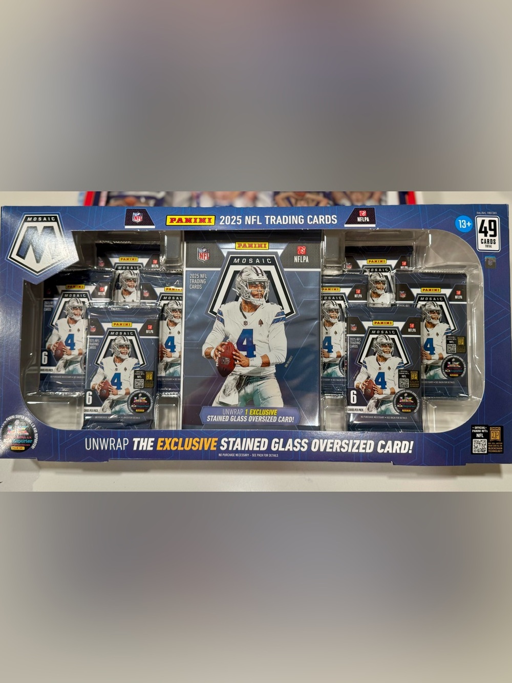 Panini Mosaic NFL Trading Cards Box Set